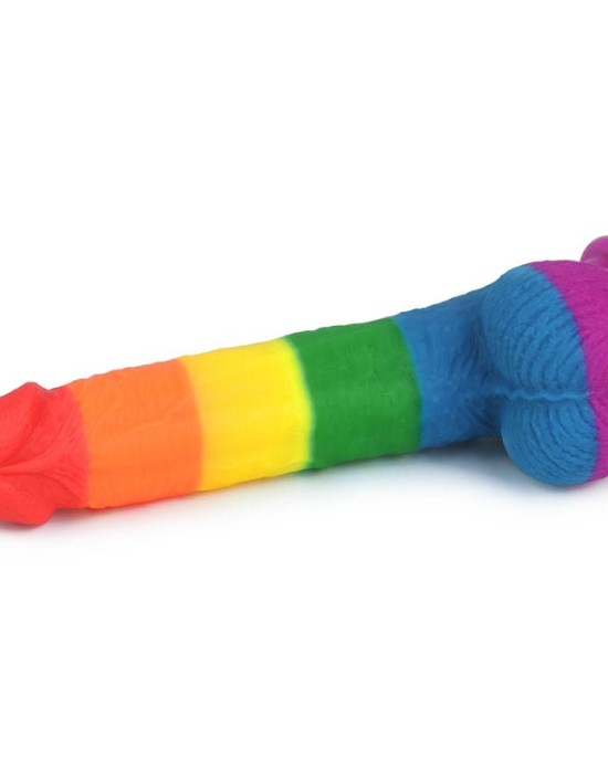 Prider 9 Inch Rainbow Dildo