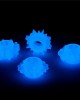 Lumino Play Glow in the Dark Blue Cock Rings - Set of 4