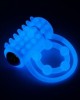 Lumino Play Vibrating Glow in the Dark Blue Cock Ring