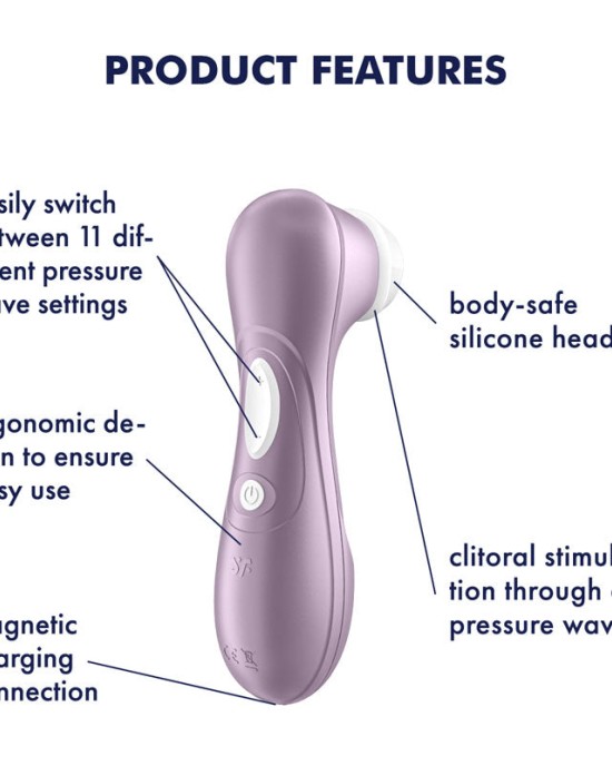 Satisfyer Pro 2 Clitoral Stimulator - Purple