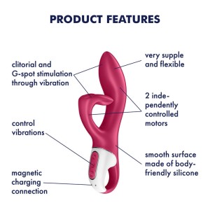 Satisfyer Embrace Me G-Spot Rabbit Vibrator - Berry