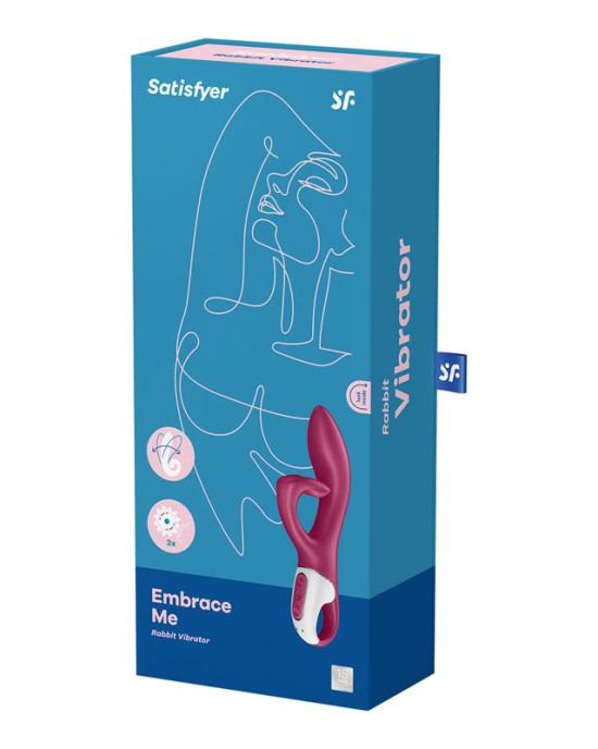 Satisfyer Embrace Me G-Spot Rabbit Vibrator - Berry