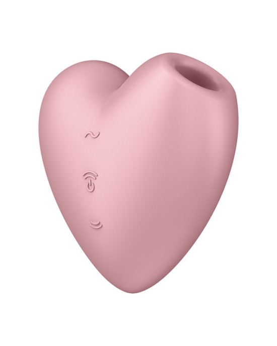 Satisfyer Cutie Heart - Light Red - Air Pulsation Stimulator with Vibration