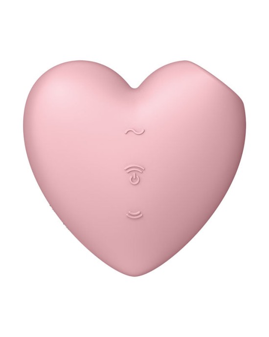 Satisfyer Cutie Heart - Light Red - Air Pulsation Stimulator with Vibration