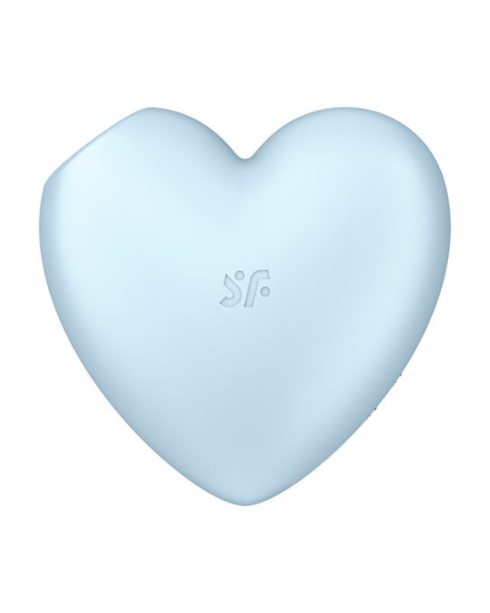 Satisfyer Cutie Heart - Blue - Air Pulsation Stimulator with Vibration