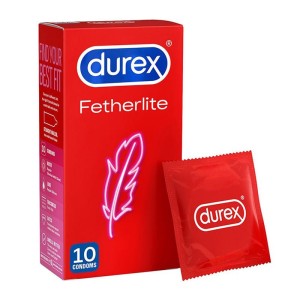 Durex Fetherlite Ultra Thin Feel Condoms - 10 Pack