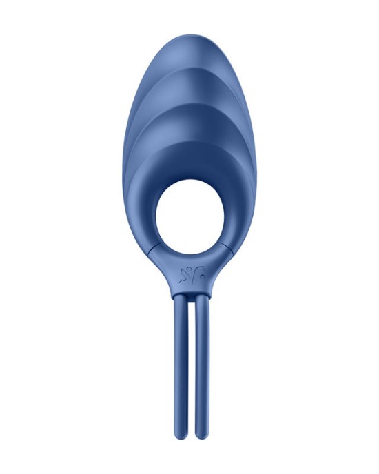 Satisfyer Swordsman - Blue - Vibrating Adjustable Lasso Cock Ring