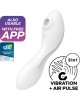 Satisfyer Curvy Trinity 5 - White - Air Pulse Stimulator with App Control