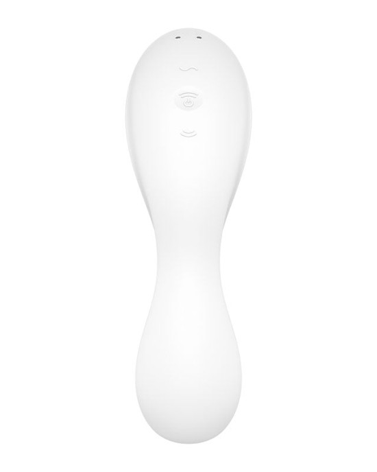 Satisfyer Curvy Trinity 5 - White - Air Pulse Stimulator with App Control