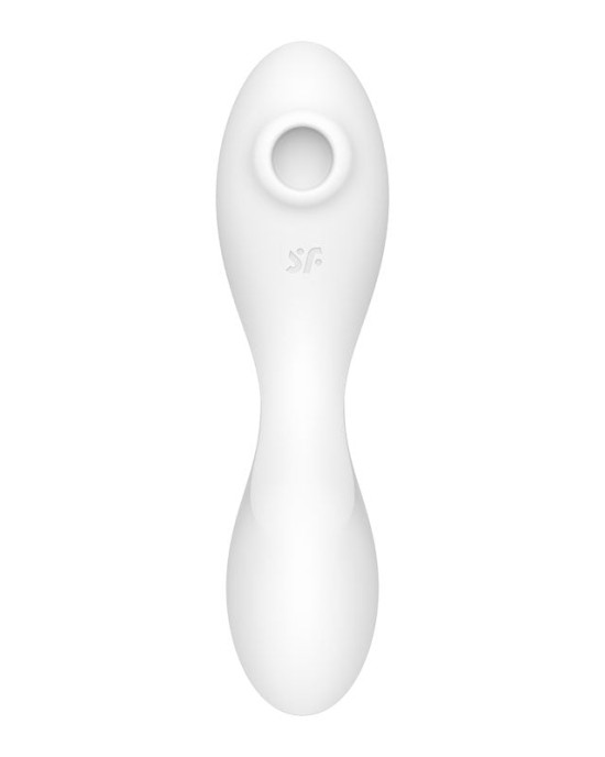 Satisfyer Curvy Trinity 5 - White - Air Pulse Stimulator with App Control