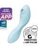 Satisfyer Curvy Trinity 5 - Blue - Air Pulse Stimulator with App Control