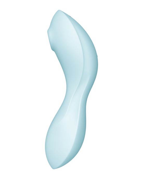 Satisfyer Curvy Trinity 5 - Blue - Air Pulse Stimulator with App Control