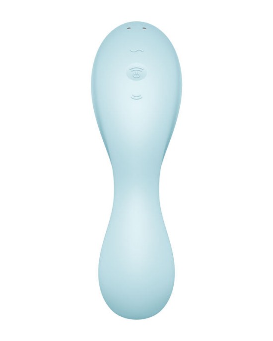 Satisfyer Curvy Trinity 5 - Blue - Air Pulse Stimulator with App Control