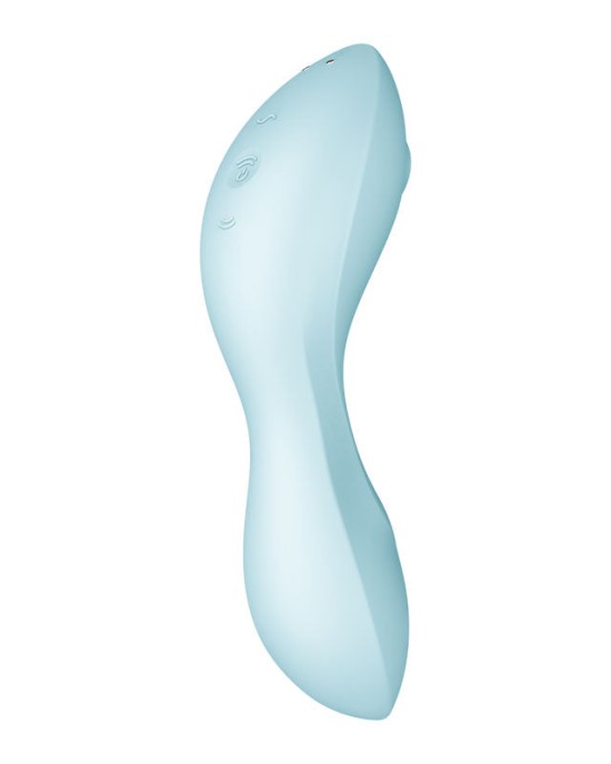 Satisfyer Curvy Trinity 5 - Blue - Air Pulse Stimulator with App Control