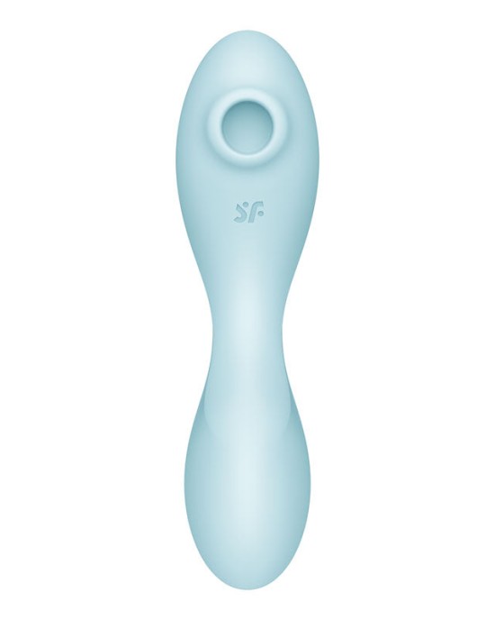 Satisfyer Curvy Trinity 5 - Blue - Air Pulse Stimulator with App Control