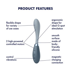 Satisfyer G-Spot Flex 3 Vibrator - Grey