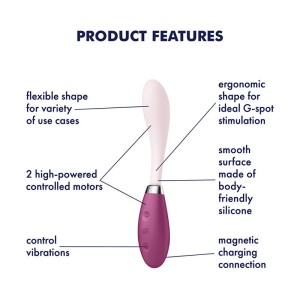 Satisfyer G-Spot Flex 3 Vibrator - Red