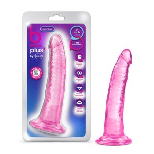 B Yours Plus Lust N Thrust 8 Inch Dong - Pink