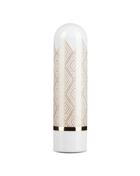 The Collection Glitzy Deco Bullet - White/Gold