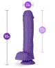 Au Naturel Bold Big John 11 Inch Dong - Purple