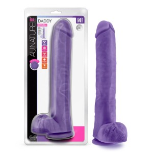 Au Naturel Bold Daddy 14 Inch Dong - Purple