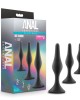 Anal Adventures Platinum Beginner Plug Kit - Set of 3 Sizes