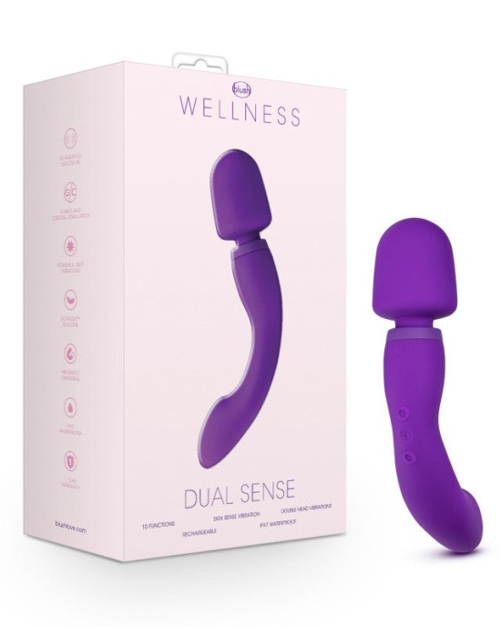 Wellness Dual Sense Massage Wand - Purple