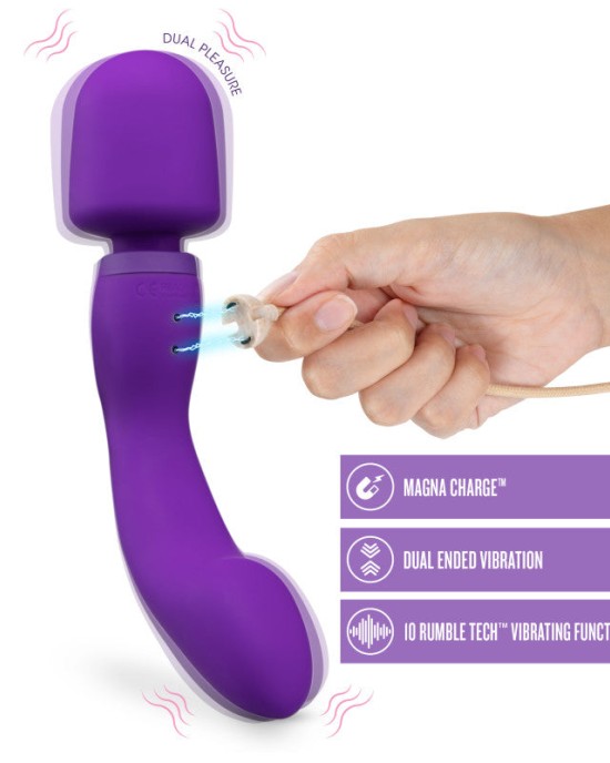 Wellness Dual Sense Massage Wand - Purple