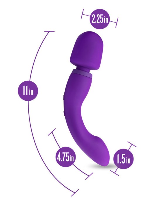 Wellness Dual Sense Massage Wand - Purple