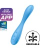 Satisfyer G-Spot Flex 4 Multi Vibrator with App Control - Blue