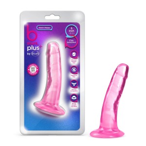 B Yours Plus Hard N Happy 5.5 Inch Dong - Pink