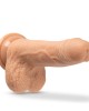 Dr. Skin 7 Inch Dr. Grey - Thrusting Poseable Dong - Flesh