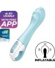 Satisfyer Air Pump Vibrator 5 with App Control - Blue