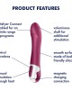 Satisfyer Big Heat G-Spot Vibrator with App Control - Red