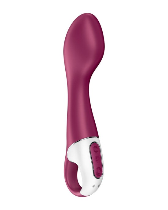 Satisfyer Hot Spot G-Spot Heated Vibrator with App Control - Red