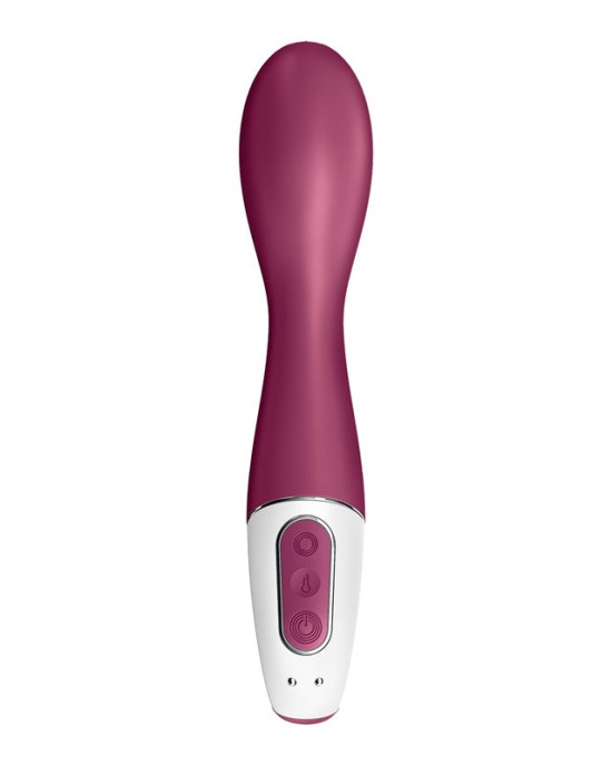 Satisfyer Hot Spot G-Spot Heated Vibrator with App Control - Red