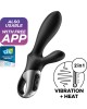 Satisfyer Heat Climax + Anal Heating Vibrator with App Control - Black