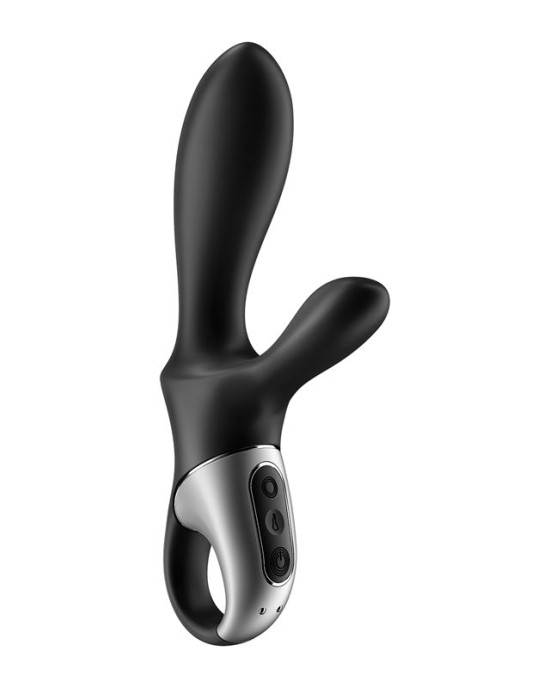 Satisfyer Heat Climax + Anal Heating Vibrator with App Control - Black