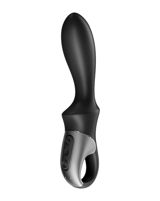 Satisfyer Heat Climax Warming Connect App Anal Vibrator - Black