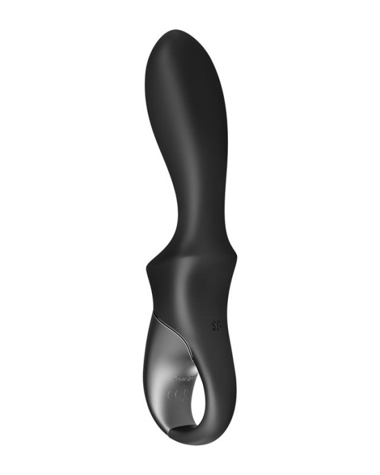 Satisfyer Heat Climax Warming Connect App Anal Vibrator - Black