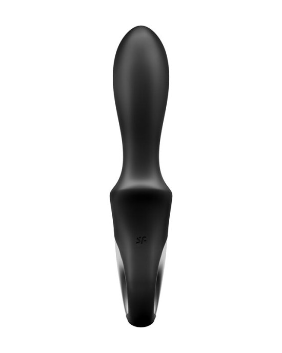 Satisfyer Heat Climax Warming Connect App Anal Vibrator - Black