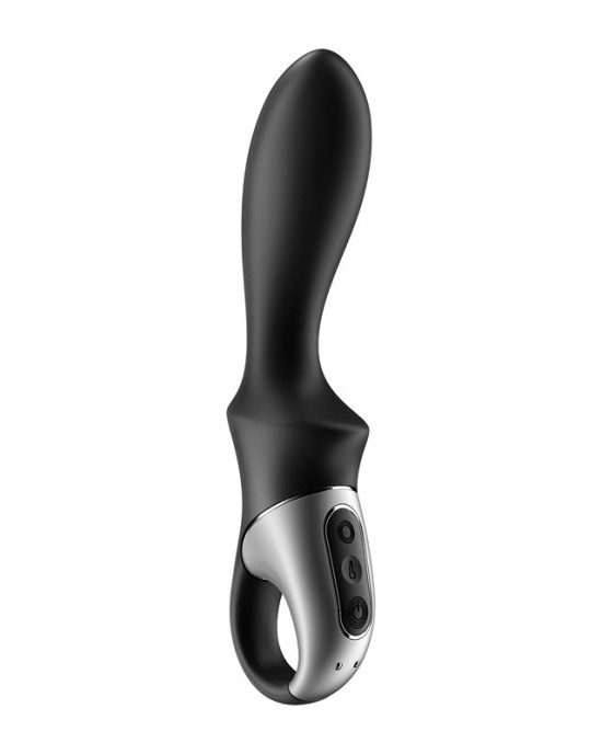 Satisfyer Heat Climax Warming Connect App Anal Vibrator - Black