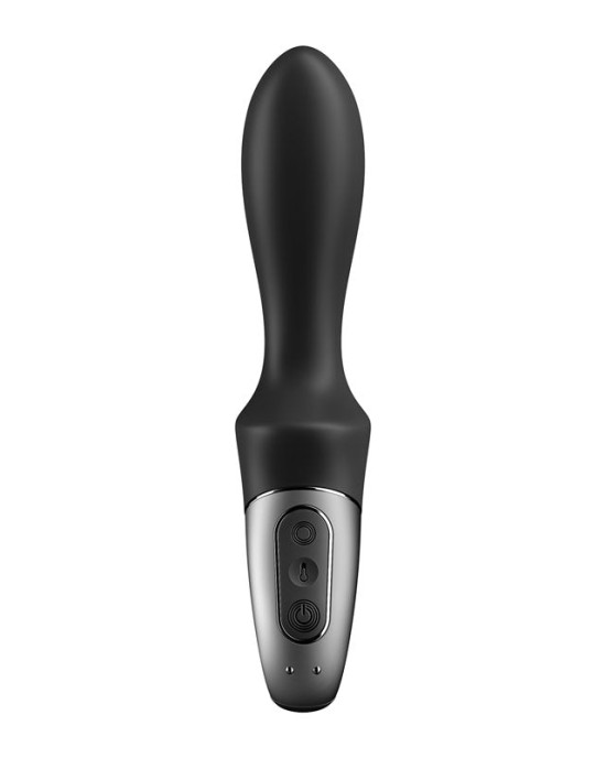 Satisfyer Heat Climax Warming Connect App Anal Vibrator - Black