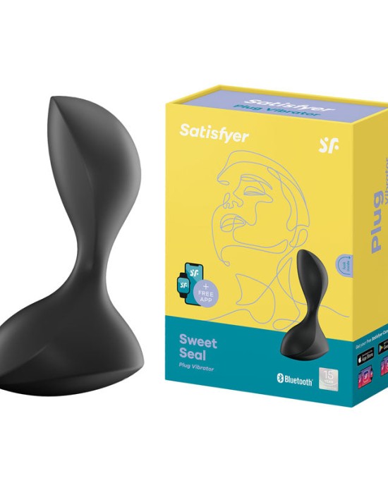 Satisfyer Sweet Seal Vibrating Anal Plug - Black