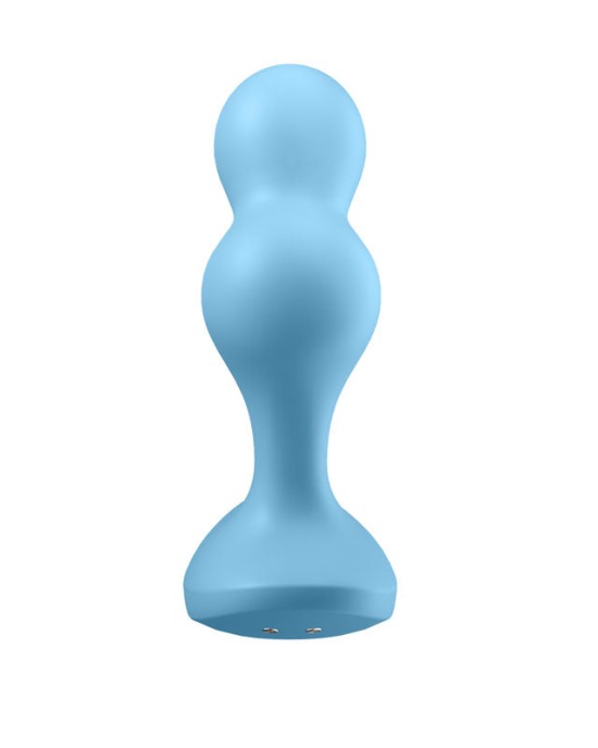 Satisfyer Deep Diver Vibrating Anal Plug with App Control - Light Blue