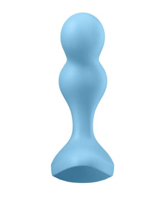 Satisfyer Deep Diver Vibrating Anal Plug with App Control - Light Blue