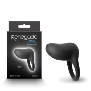 Renegade Regal Vibrating Cock Ring - Black