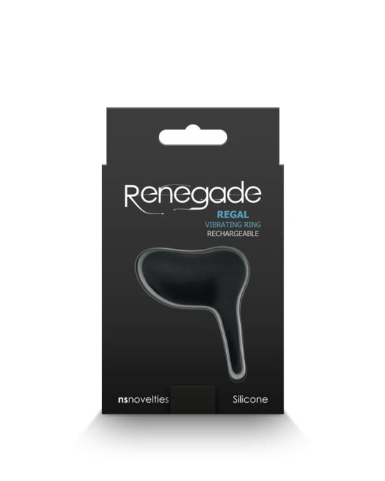 Renegade Regal Vibrating Cock Ring - Black