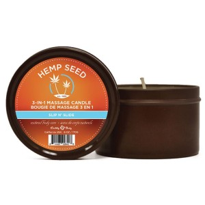 Hemp Seed 3-In-1 Massage Candle - Slip N Slide - 170g