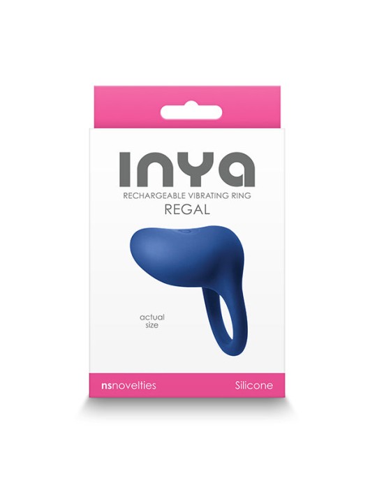 INYA Regal Vibrating Cock Ring - Blue